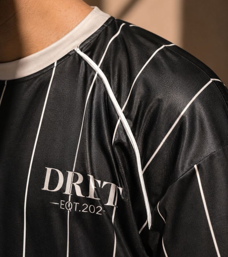 Drft Heritage FCG Oversized Black T-Shirt - Image 2