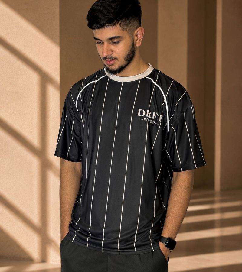 Drft Heritage FCG Oversized Black T-Shirt