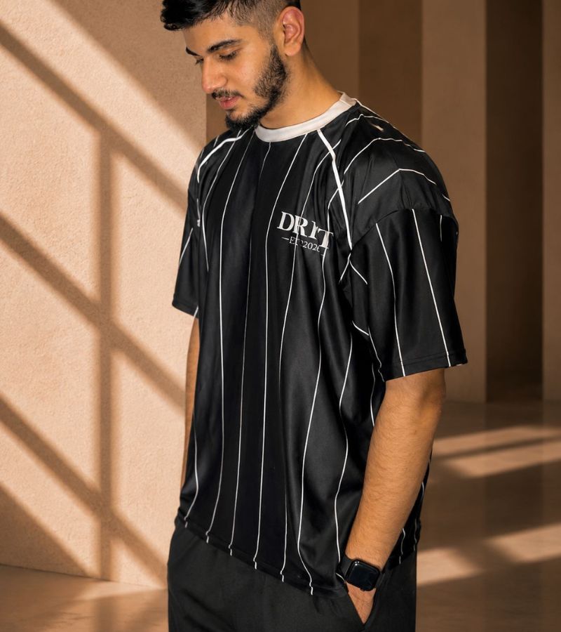 Drft Heritage FCG Oversized Black T-Shirt - Image 4