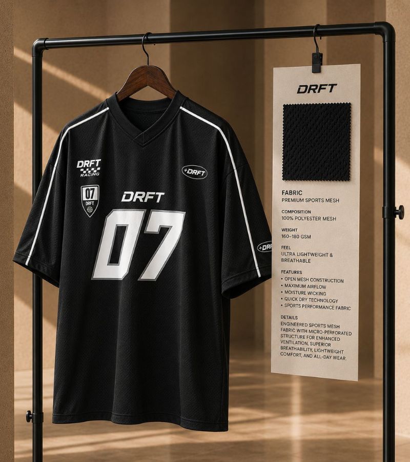 DRFT Speedster Mesh Jersey – Black Edition - Image 4