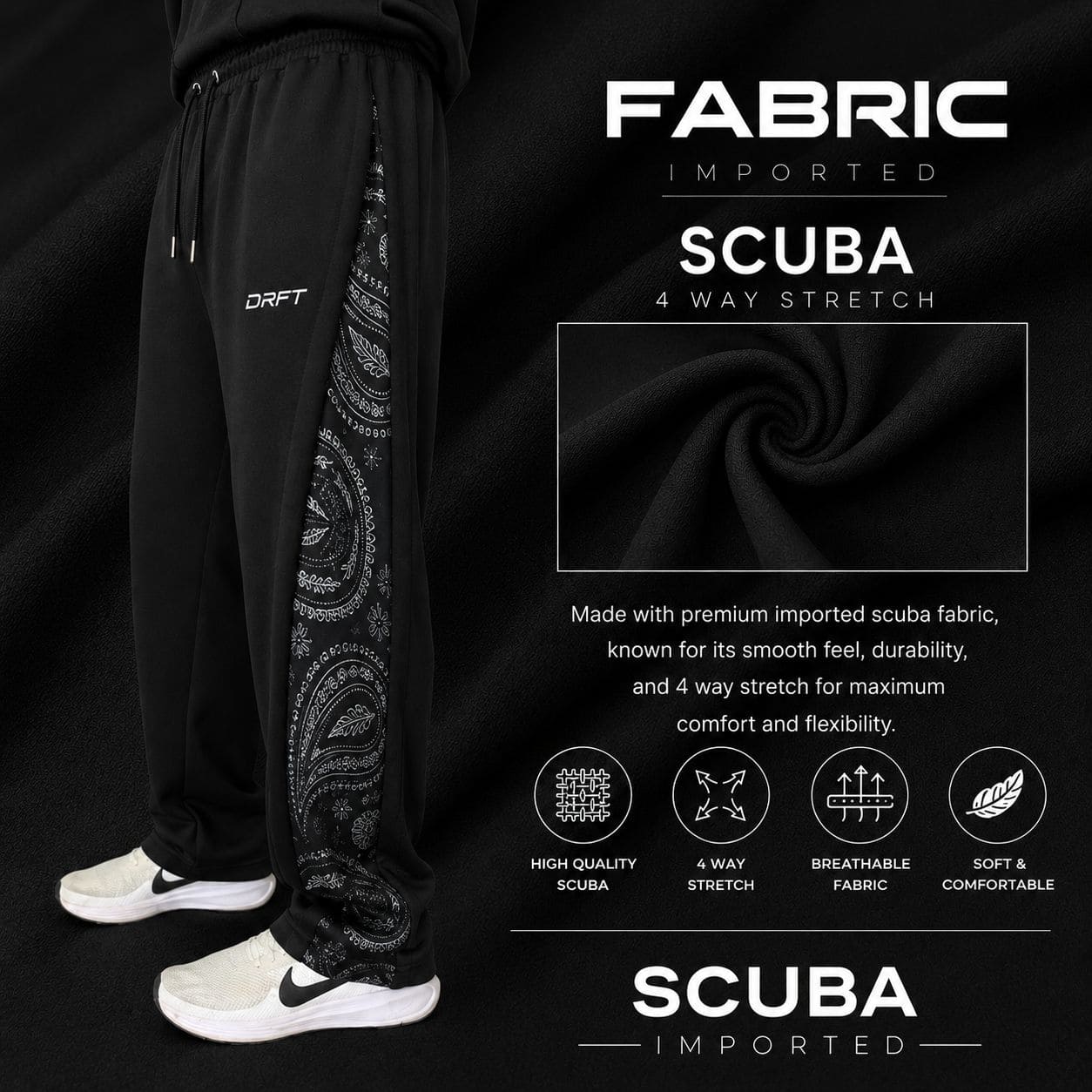 DRFT Bandana Scuba Trouser - Image 4