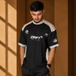 DRFT Speedline Black Oversized Tee